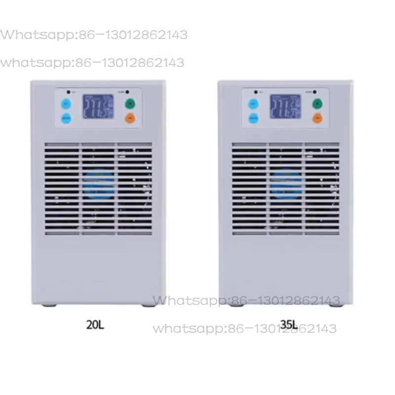70W 100W LCD Display Aquarium Water Chiller Pond Cooling Device Fish Tank Constant Temperature Cooling Equipment with pump