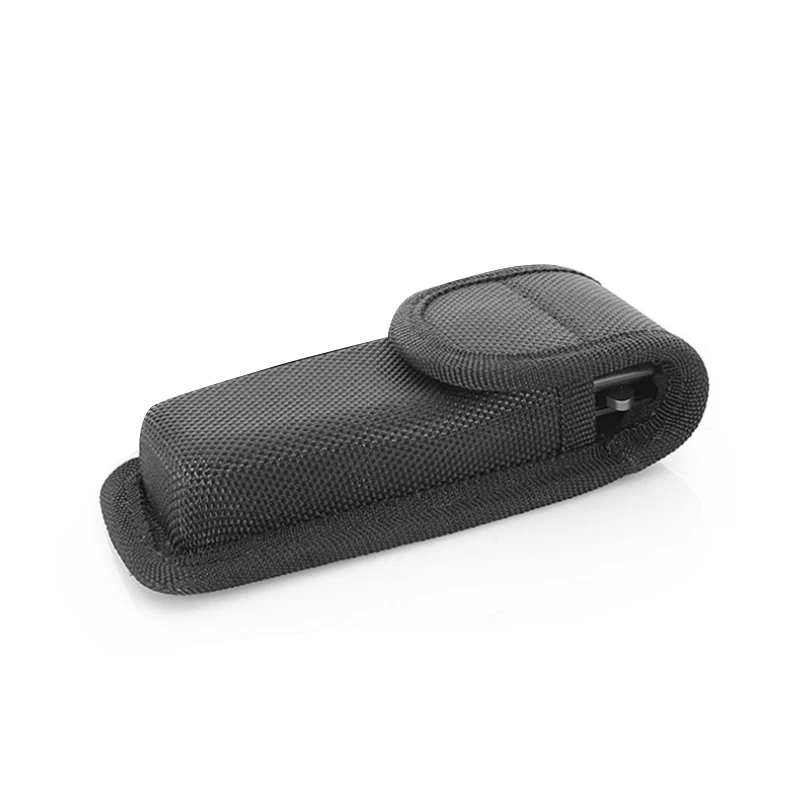 Alicates medianos de nailon, funda plegable para cuchillo, herramienta para linterna, cinturón, soporte para funda, bolsillo, herramienta multifuncional, 1 unidad