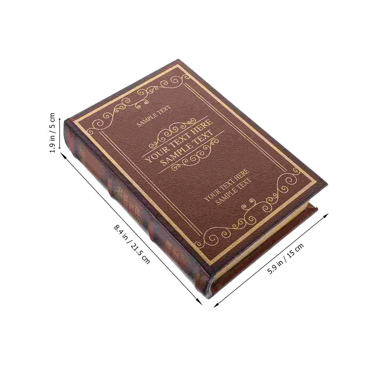 Imitation Book Decoration Desktop Simulation Model Decorative Adorn Books Photo Prop Vintage Display Fake Faux Room