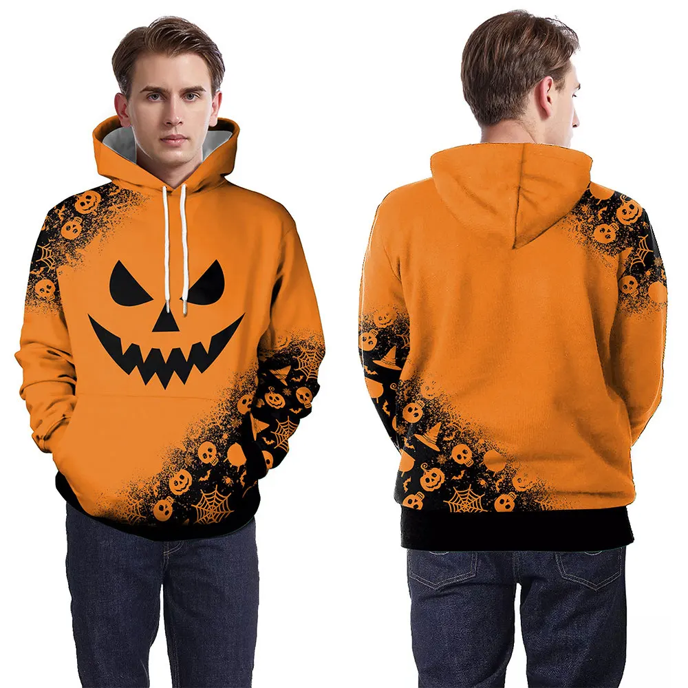 

Long Sleeves O-neck Christmas Couple Sweatshirt Christmas Digital Printing Christmas Pullover Autumn And Winter Women's Clothes