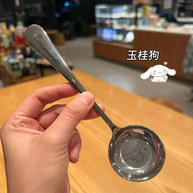 سانريو سينامورول هالو كيتي كورومي ملعقة ضرب المنتج منتج جديد Kawaii الكرتون في الهواء الطلق المحمولة طالب الحرم الجامعي الكبار لطيف #5