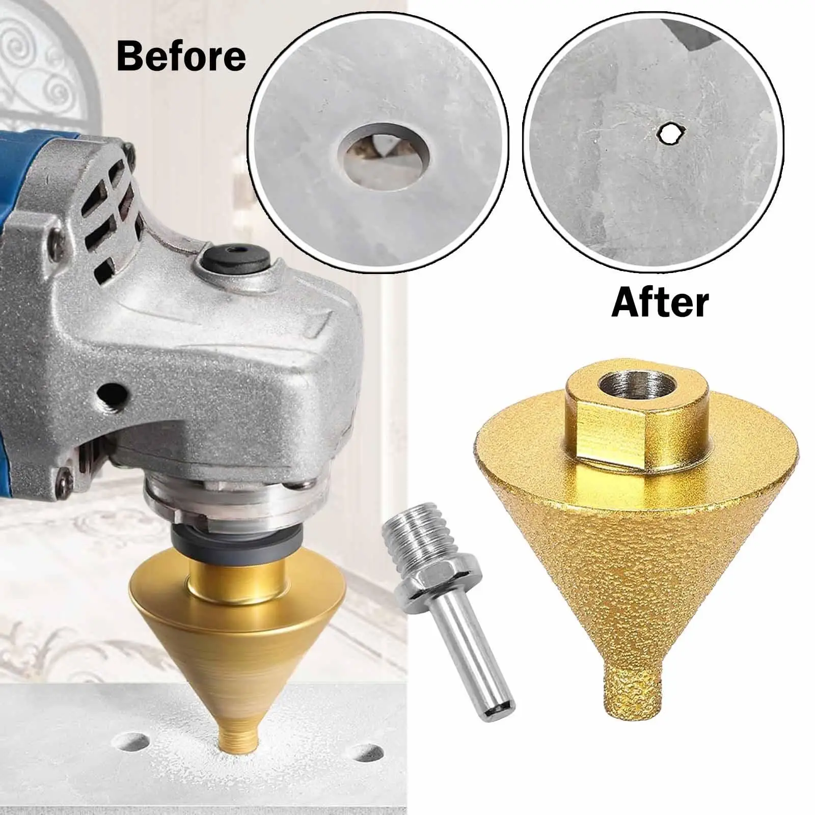 

Сверло для снятия фаски, 38 мм, универсальное сверло для дерева, мрамора, гранита