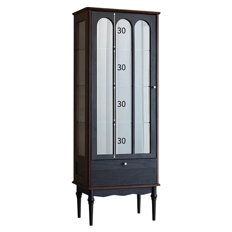 0423 Brian Display Cabinet Bookcase Wine cabinet