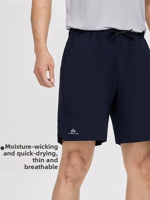 

Qui Dry Running orts для мужчин, летние тонкие дышащие спортивные брюки для фитнеса с талией Ba, повседневные брюки для марафона Runner