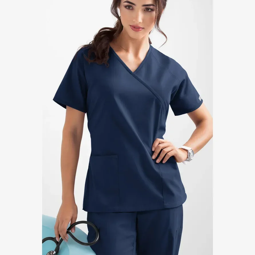 Médicos e Enfermeiros Feminino Scrub Enfermagem Uniformes Conjuntos, Mulheres Jogger Medical Scrubs Uniformes, Atacado