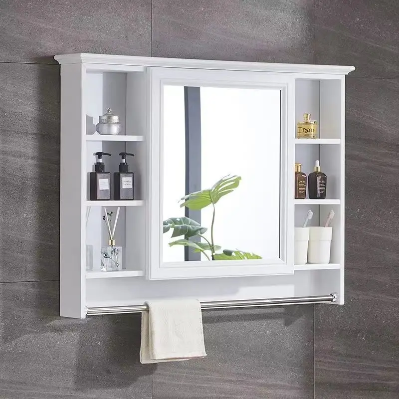 

Bathroom Bathroom Wall-mounted Shelf Mirror Cabinet Cabinet Bathroom Dressing Wall Box