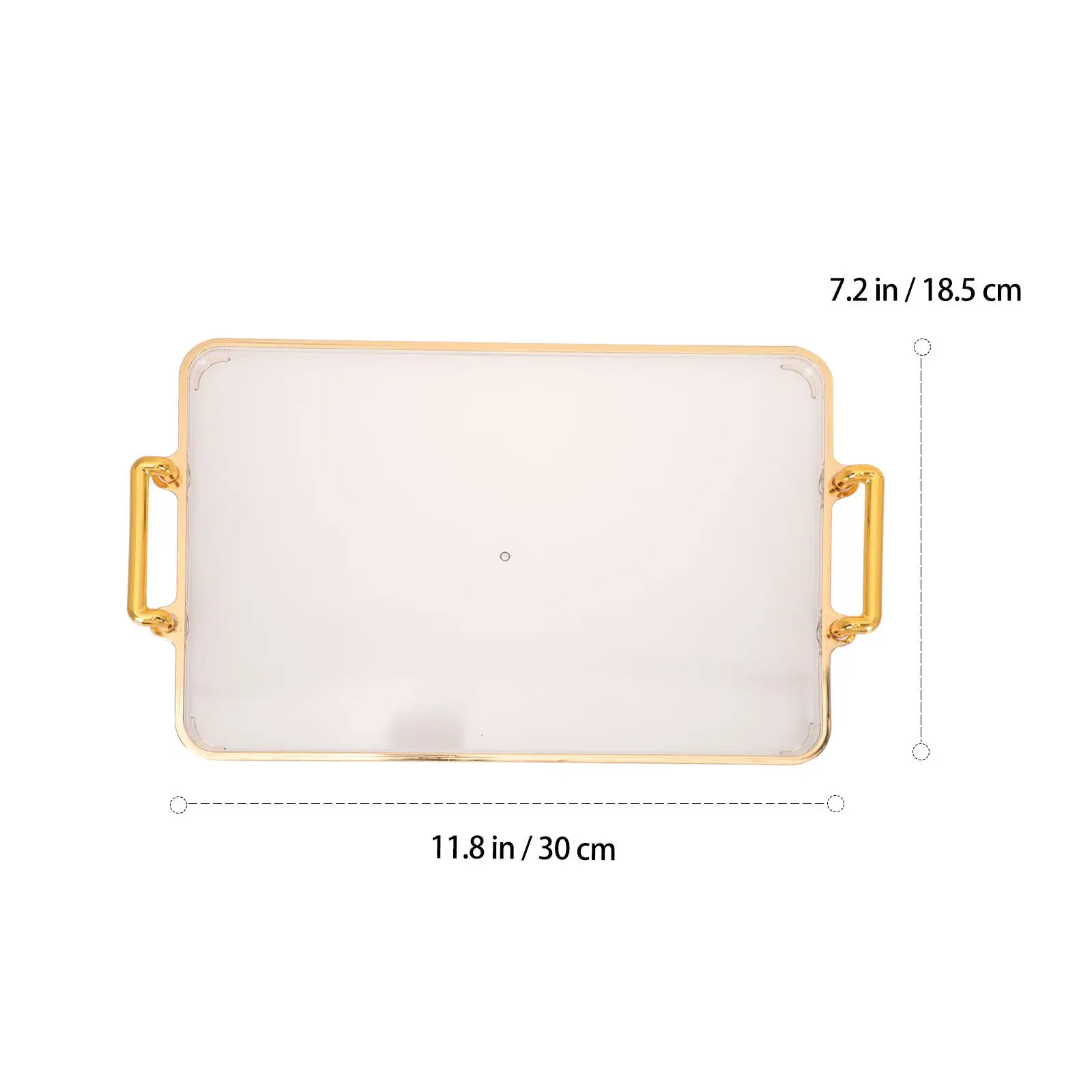 Rectangular Food Storage Multi-Function Dessert Plate Household Tray For Fruits Sushi Snacks Decorative Delicate Tray