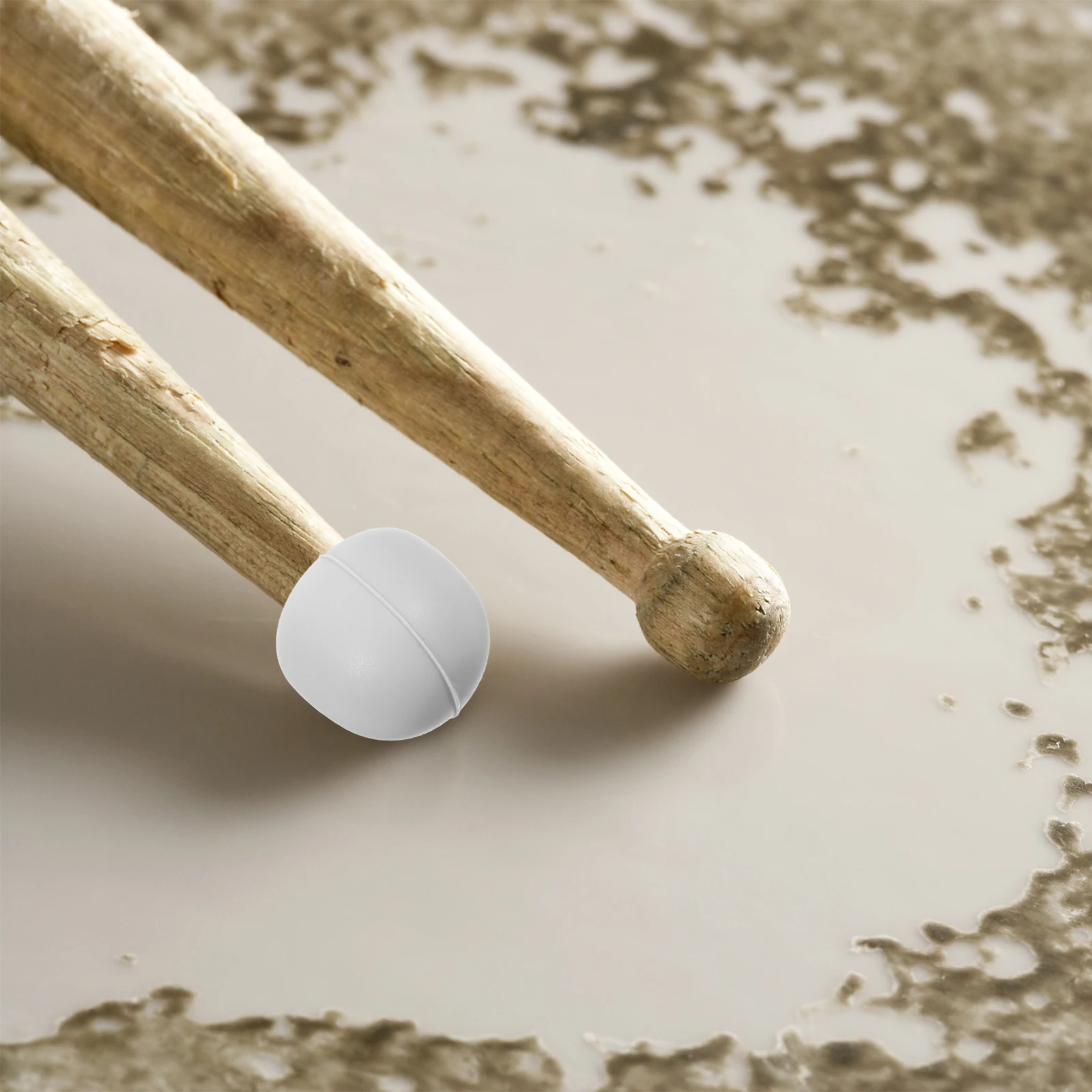 

Silent Drum Stand Instrument Tip Protectors Drumstick Cover Noise-cancelling Silicone Mute Tips Damper Head Practice Mutes