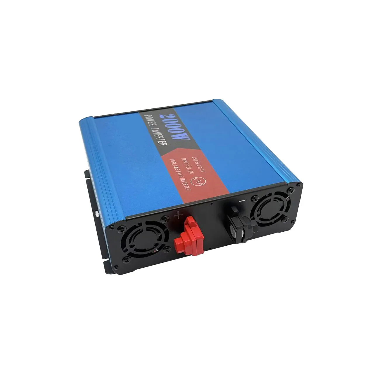 Power Inversor High Performance DC 12V 24V 2000W Pure Sine Wave Inverter RV Caravan