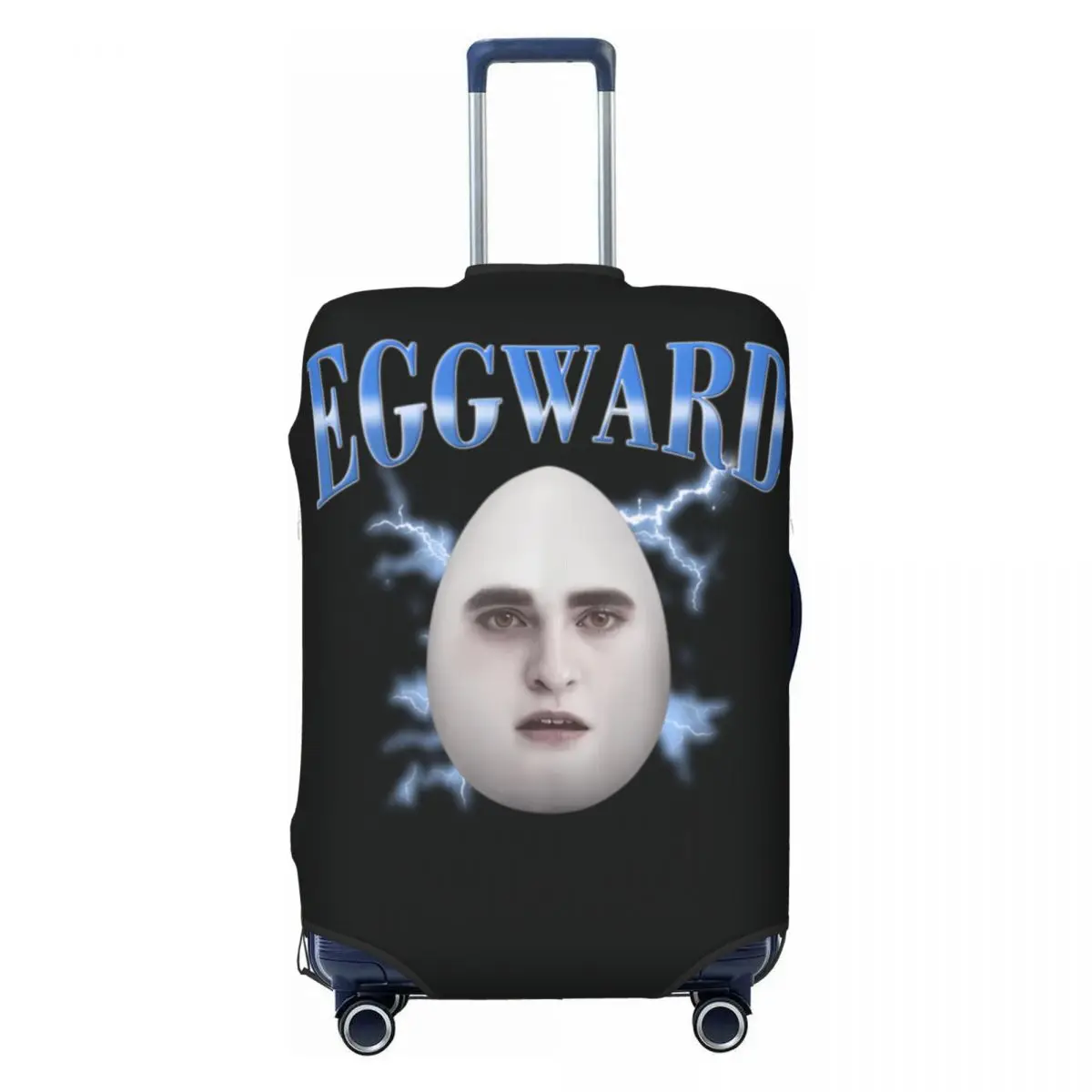 

Забавный Эдвард Куллен Eggward Silly Meme, защитный чехол для багажа, моющиеся чехлы для дорожных чемоданов «Сумерки»