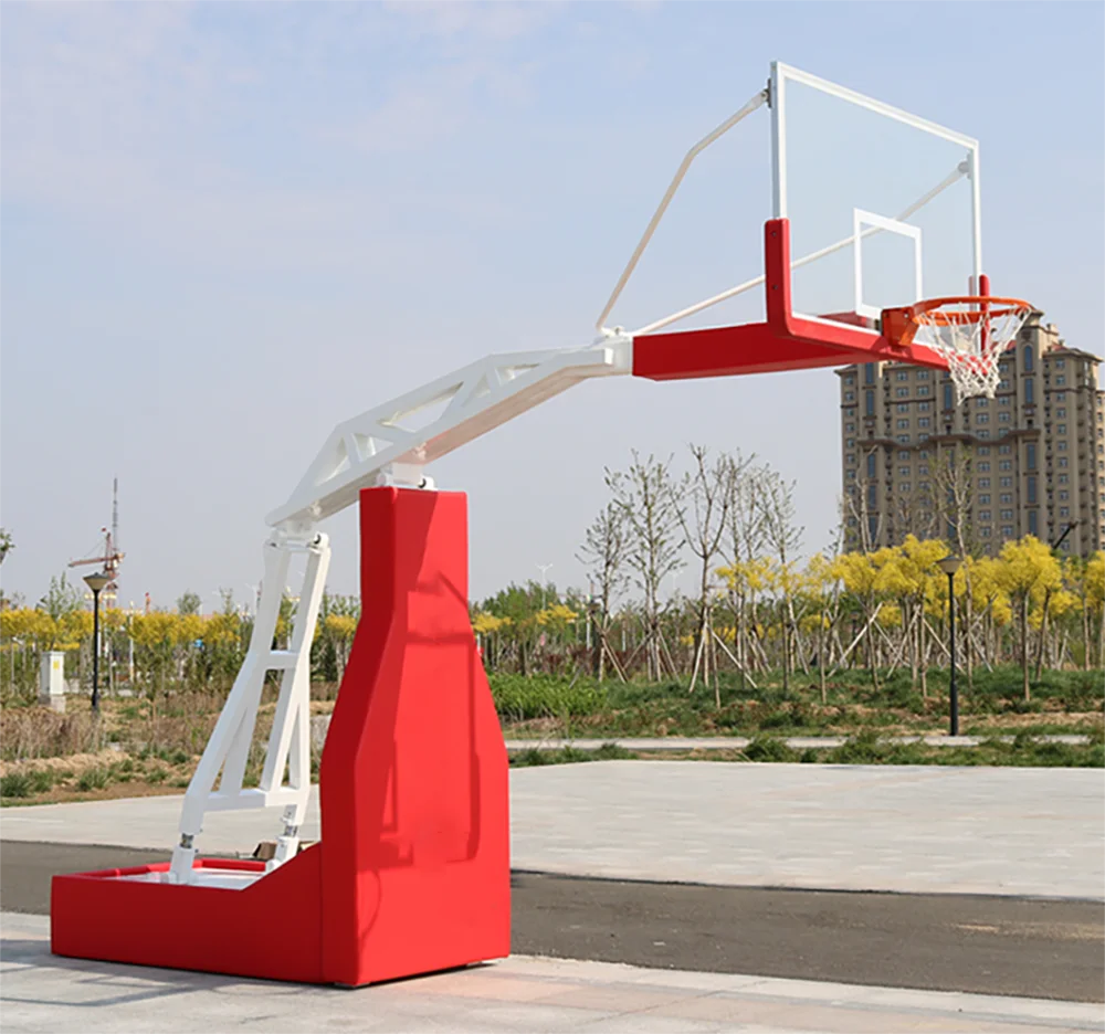 Outdoor Basketball Hoop System Professional Basketball Board Portable Height Adjustable Basketball Hoop