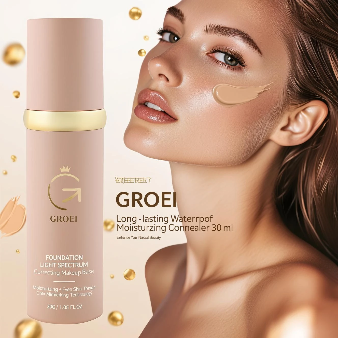 base-liquida-a-prova-d'agua-com-protetor-solar-hidratante-corretivo-evende-o-tom-da-pele-30g-todos-os-tipos-de-pele-2025-novo