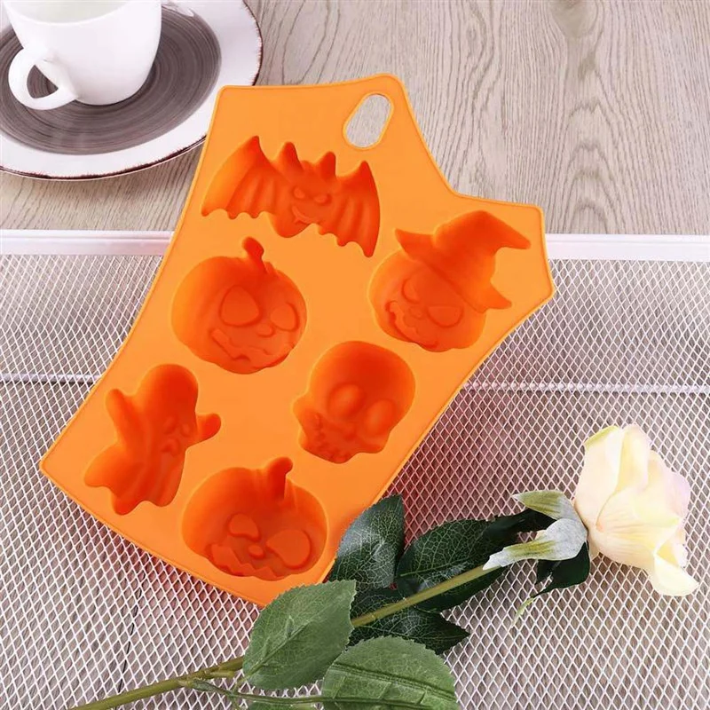 Promotion! 3 Piece Silicone Halloween Ghost Pumpkin Baking Mold Set