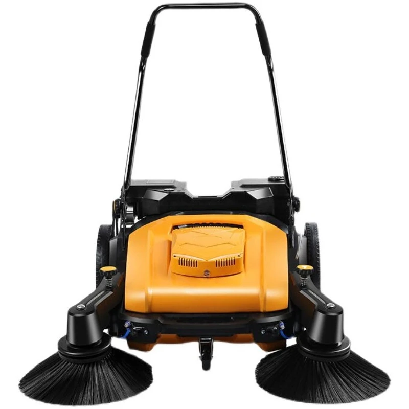 Hand push electric sweeper, electric side brush electric water spray