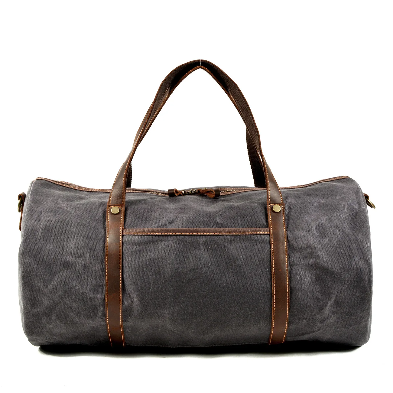 Retro Folding Travel Bag Large Capacity Waterproof Fitness Bag Casual Handheld Shoulder Bag for Outdoor Activities