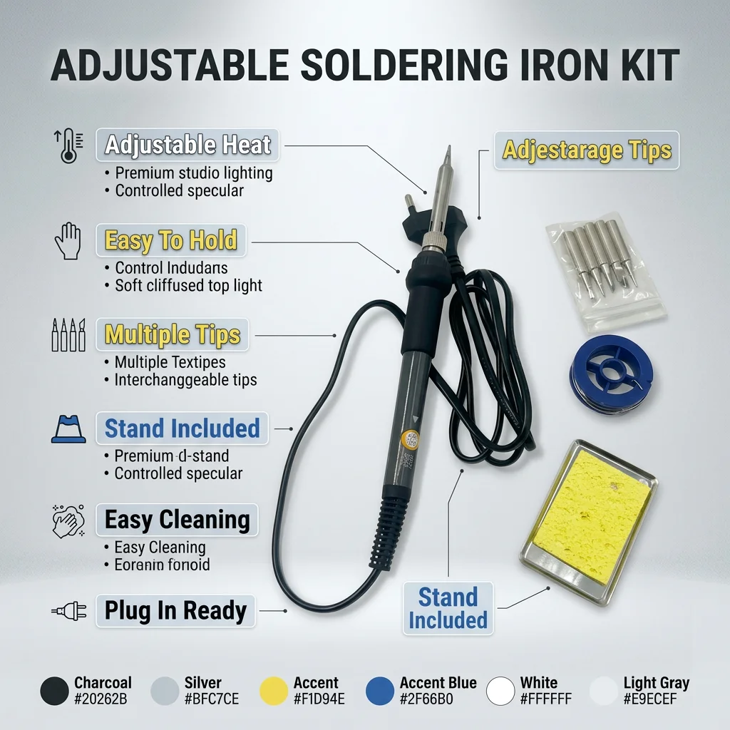 Ayarlanabilir sıcaklıklı elekt - Diy Soldering Station No Electronics incelemesi ve fiyatı