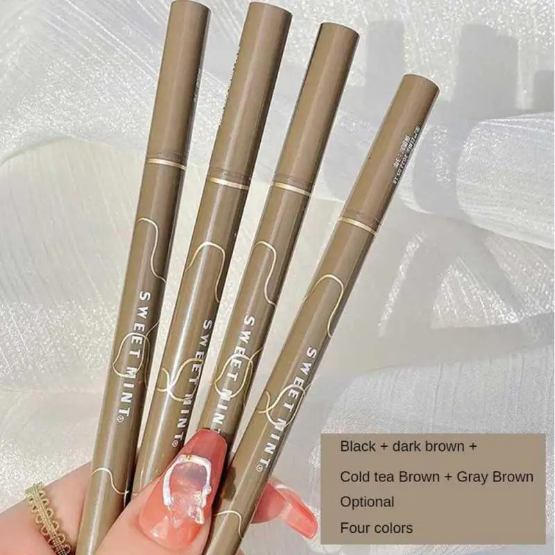 Sweet Mint Fine Tip Vibrant Long-lasting Waterproof Eyeliner Fine Eyeliner Pencil Must-have Flawlessly Makeup Non-smudging