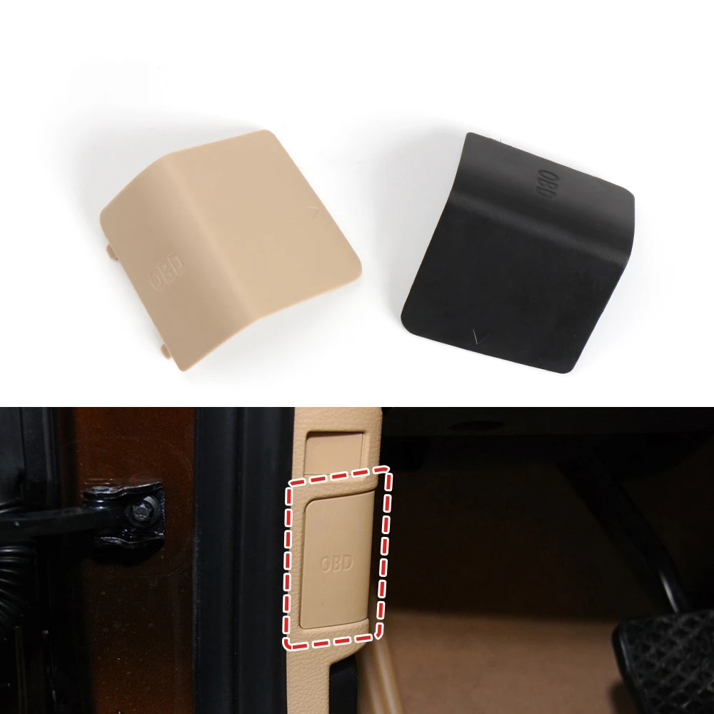 Car Diagnostic Plug Cover For BMW 1 X1 Series E84 09-15 E87 04-11 OBD Panel Decorative Cover Auto Interior Parts Accessories