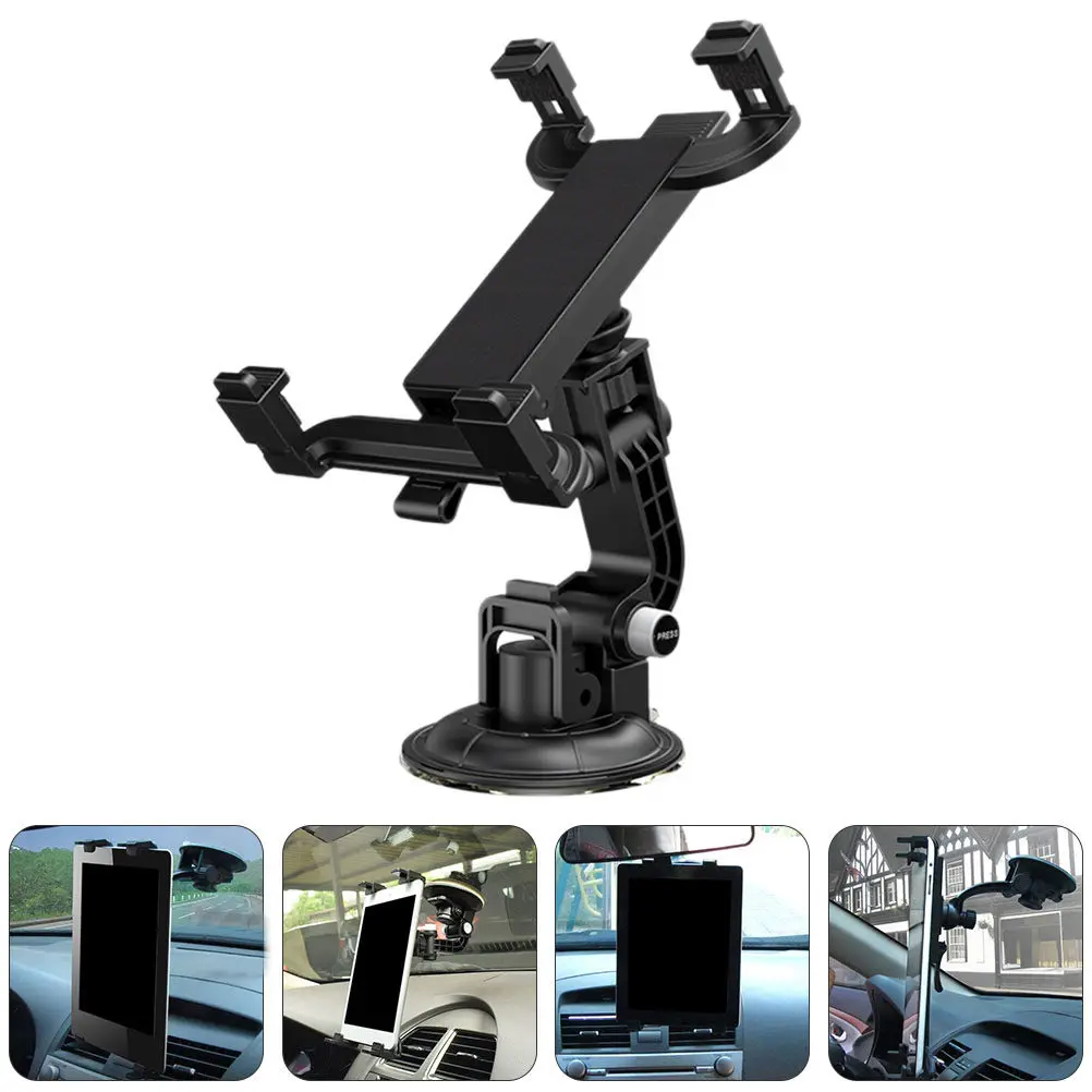 

Car Tablet Pc Bracket Hard Plastic 360 Rotating Car Laptop Rack Compatible Navigator Holder Rack Tablet Pc Bracket