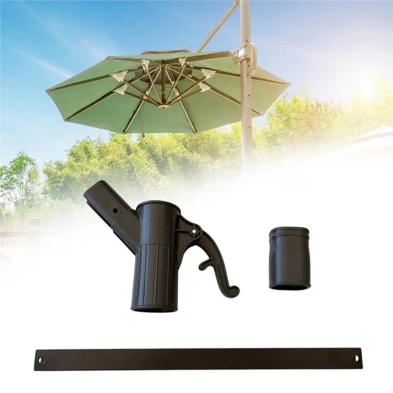 ABGR-Outdoor Yard For Deck Picnic Garden Accessories Holder For Patio Umbrella Lifting Handle Heavy Duty Attachment Parasol Moun image 4