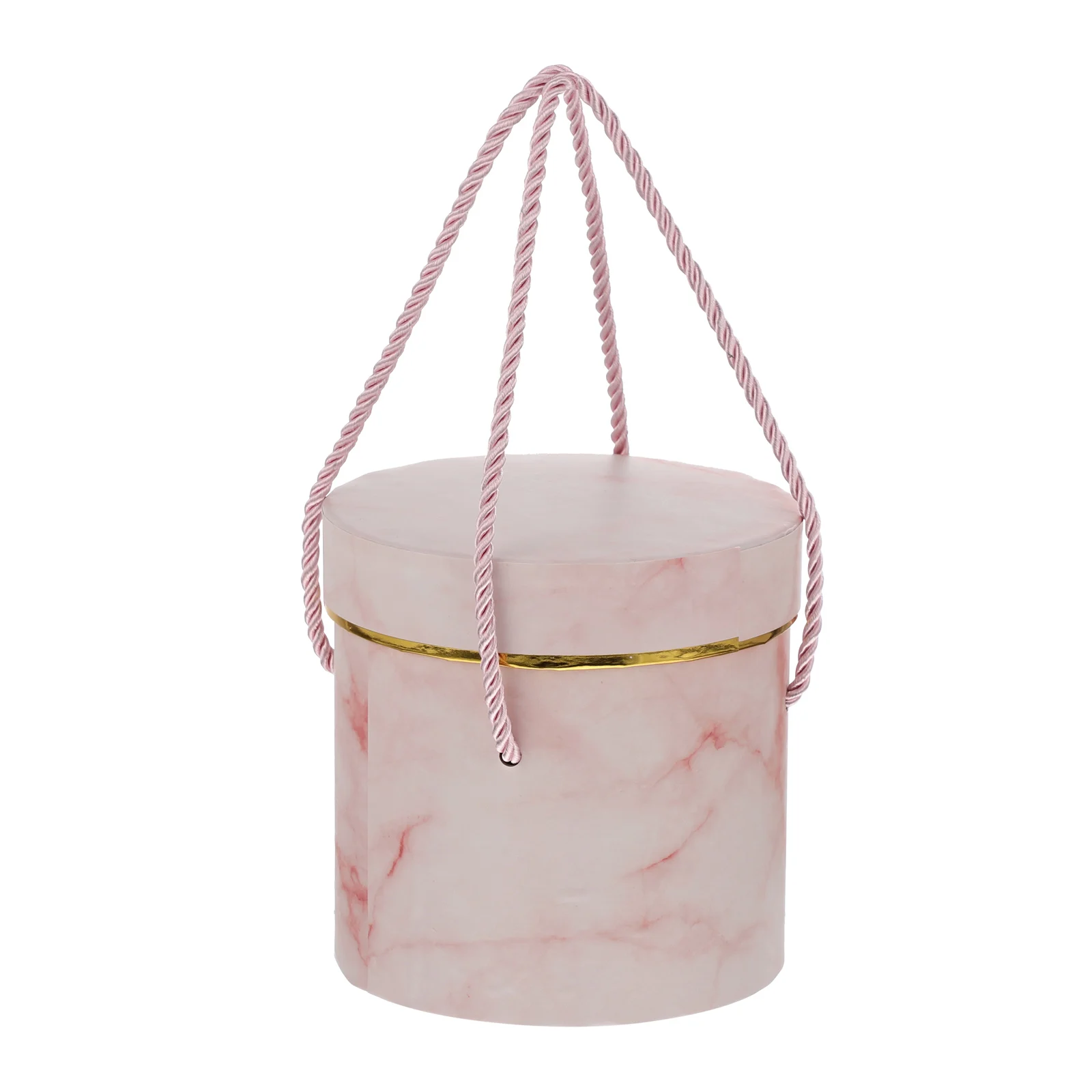 

Round Gift Boxes Flowers Florist Packaging Lids Floral Cardboard Safe Durable Craftsmanship Texture Simple Fashion