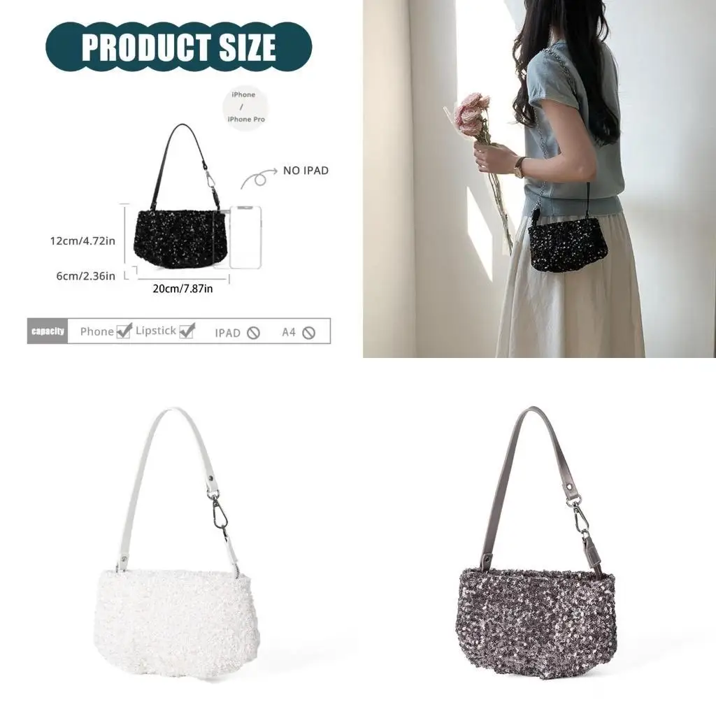 

R1WE Женские вечерние вечерние кошельки для блесков вечерние сумки сумочка цепь подарки подарки на плечо модные сумки подмышки.