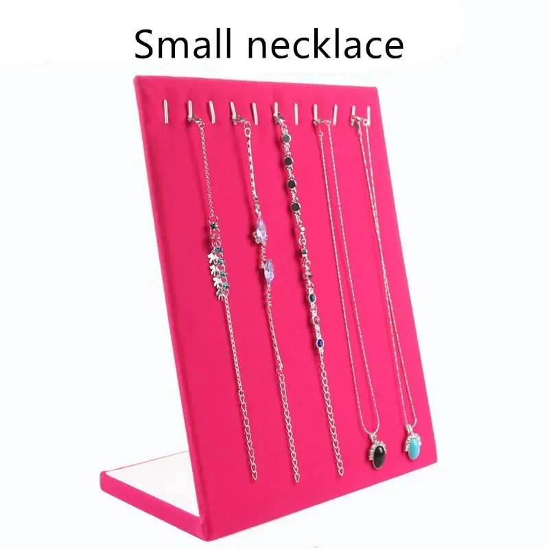 Necklace Pendant Display Stand Women Jewelry Organizer Holder Storage Case Bracelet Display Rack