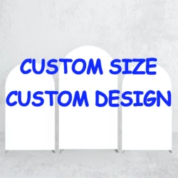 Personalized Custom Arch Backdrop Covers Birthday Party Background Custom Banner Baby Shower Balloons Accessories Decor