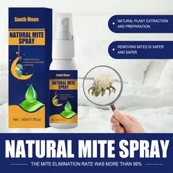 Dust Mite Killing Spray Removal Mite Family Health 60g Boxed Packing Household Accessories Mite Removal Spray Natural