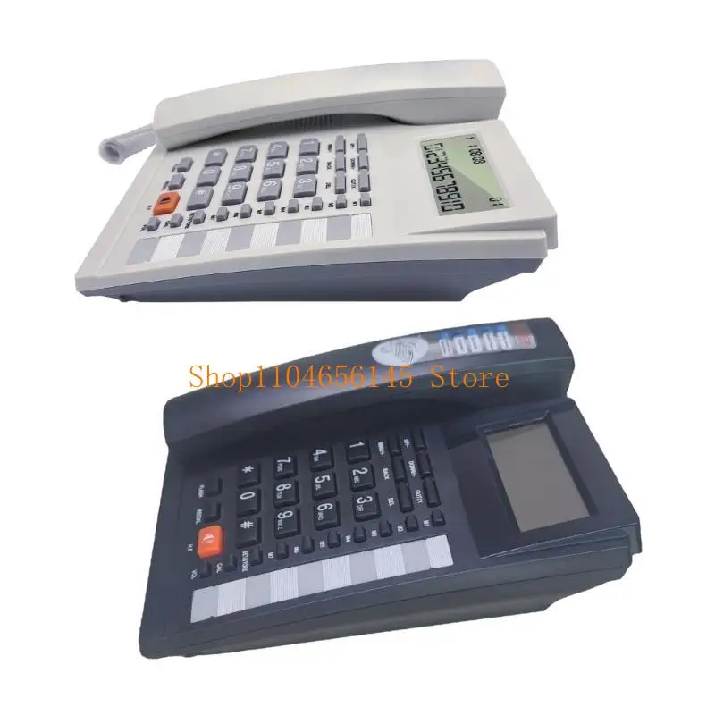 652F Corded Telephone Landline Telephone Big Button Landline Phones with Caller Identification for Front Desk Home Hotel