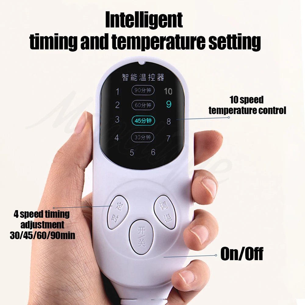 Electric Heating Moxibustion Mattress Temperature Control Blanket Full-body Moxa Therapeutic Heat Pad Wellness Heating Yoga Mat - view 3