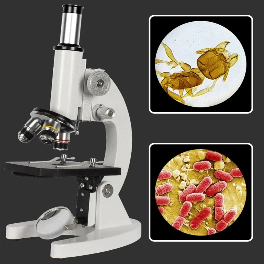 المجهر البيولوجي البصري 40-10000X عالية التكبير HD التصوير الفوتوغرافي المدرسة المتوسطة جامعة العلوم المجهر الحيوانات المنوية