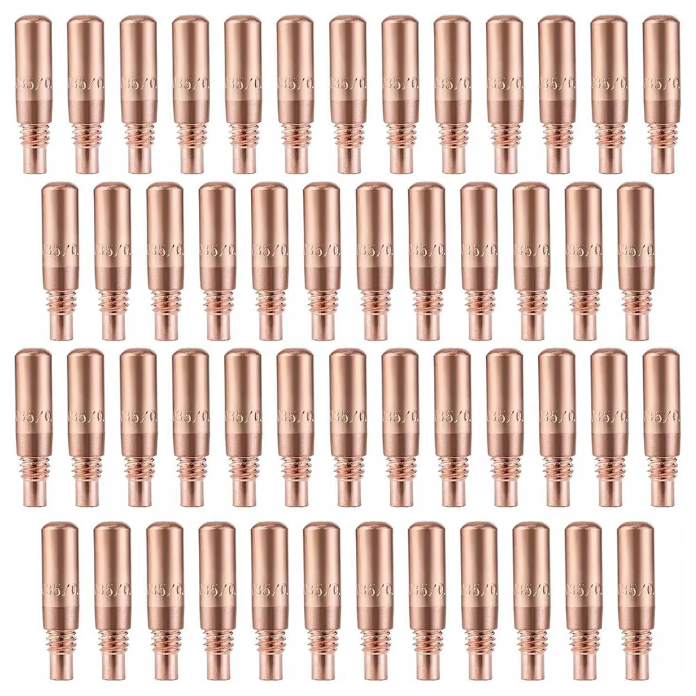 MIG Welding Contact Tip .035 In (0.9 Mm) For Use For Miller Series High Electrical Conductivity Premium Copper Material