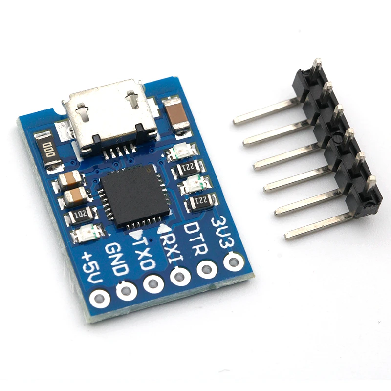 CJMCU CP2102 MICRO USB untuk UART TTL Modul 6Pin Konverter Serial UART STC Mengganti FT232 Baru UNTUK Arduino