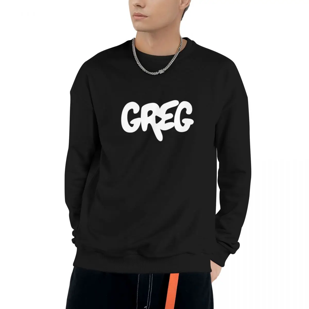 

greg typography logo danny gonzalez drew gooden Sweatshirts japanese style tracksuit men fashion men Boy Sweatshirt Women's