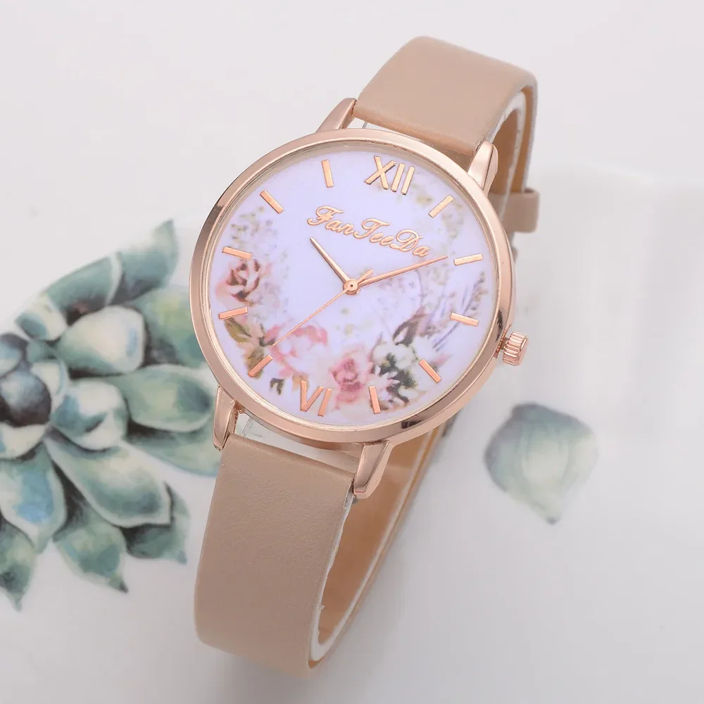 Ladies Designer Watches Luxury Watch Women 2020 Fanfeeda Women's Casual Fashion Quartz Belt Watch Clock Mechanism Mujer Montre