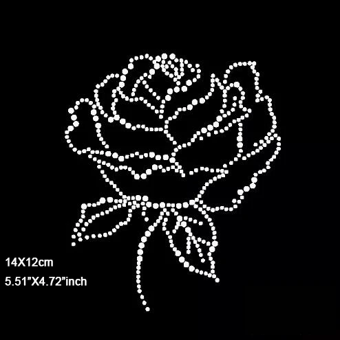 حجر راين ناقل للحرارة تصنعه بنفسك ، 10 ، 23 × ، نمط الورد ، فائق السطوع ، لإكسسوارات الخياطة (oy)