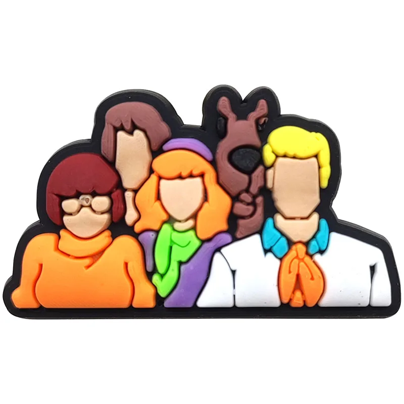 14 قطعة فيلم الكرتون الكلب سلسلة الأحذية السحر DIY بها بنفسك إكسسوارات أحذية زينة تسد صندل مشبك للأطفال هدايا عيد الميلاد #6