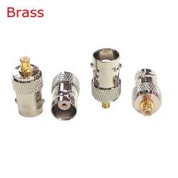 Q9 BNC Female Jack To MCX Male Plug Straight Connector BNC TO MCX for (OSC)DVB-T TV Antenna New Fast Delivery Brass Copper RF