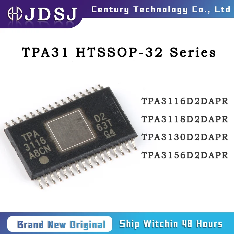 

5PCS TPA3116D2DAPR TPA3118D2DAPR TPA3130D2DAPR TPA3156D2DAPR Brand New Original IC Chip