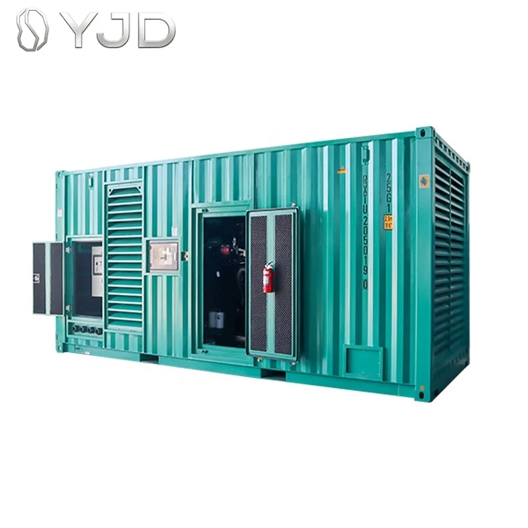Heavy Power 1000KW IMW 2000kw 2500kva Container Type Diesel Generator Price With  MTU WEICHAI Engine