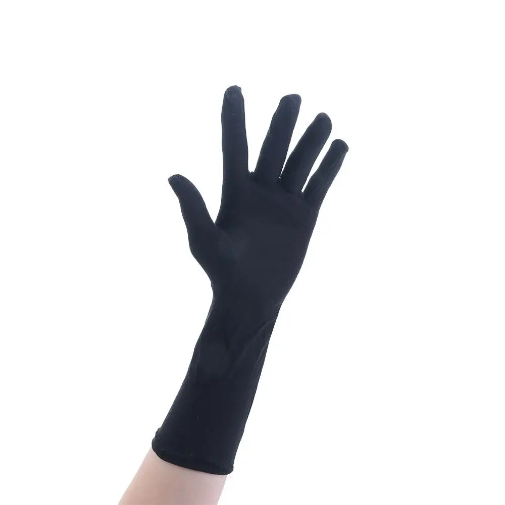 Women Mid-long Sunscreen Gloves Summer Spring Lady Stretch Anti UV Slip Resistant Driving Glove Breathable