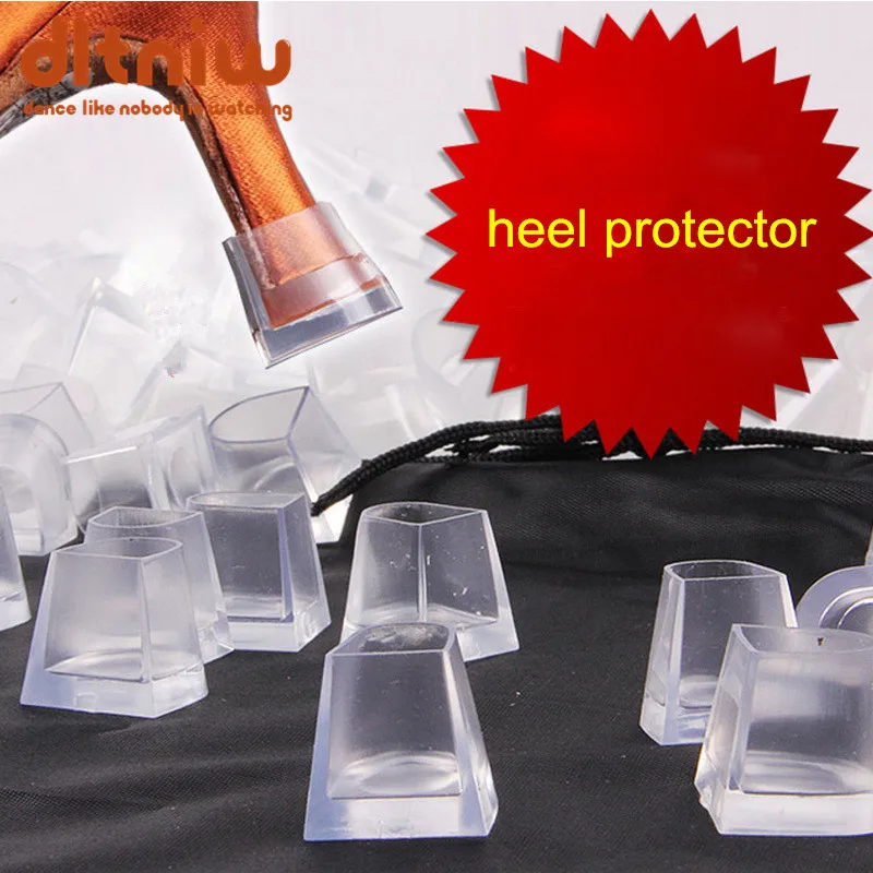 High Heeler Latin Stiletto Shoes Heel Covers Cap Heel Stoppers Antislip Heel Protectors for Bridal Wedding Party