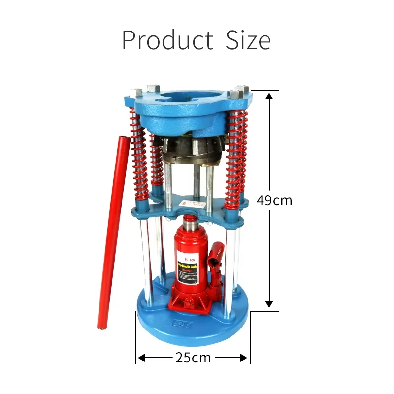 Heavy Duty A/C Hydraulic Hose Crimper AC Crimping Machine Hose Crimper General Kit 6 Tons Hydraulic Jack A/C Maintenance Tools