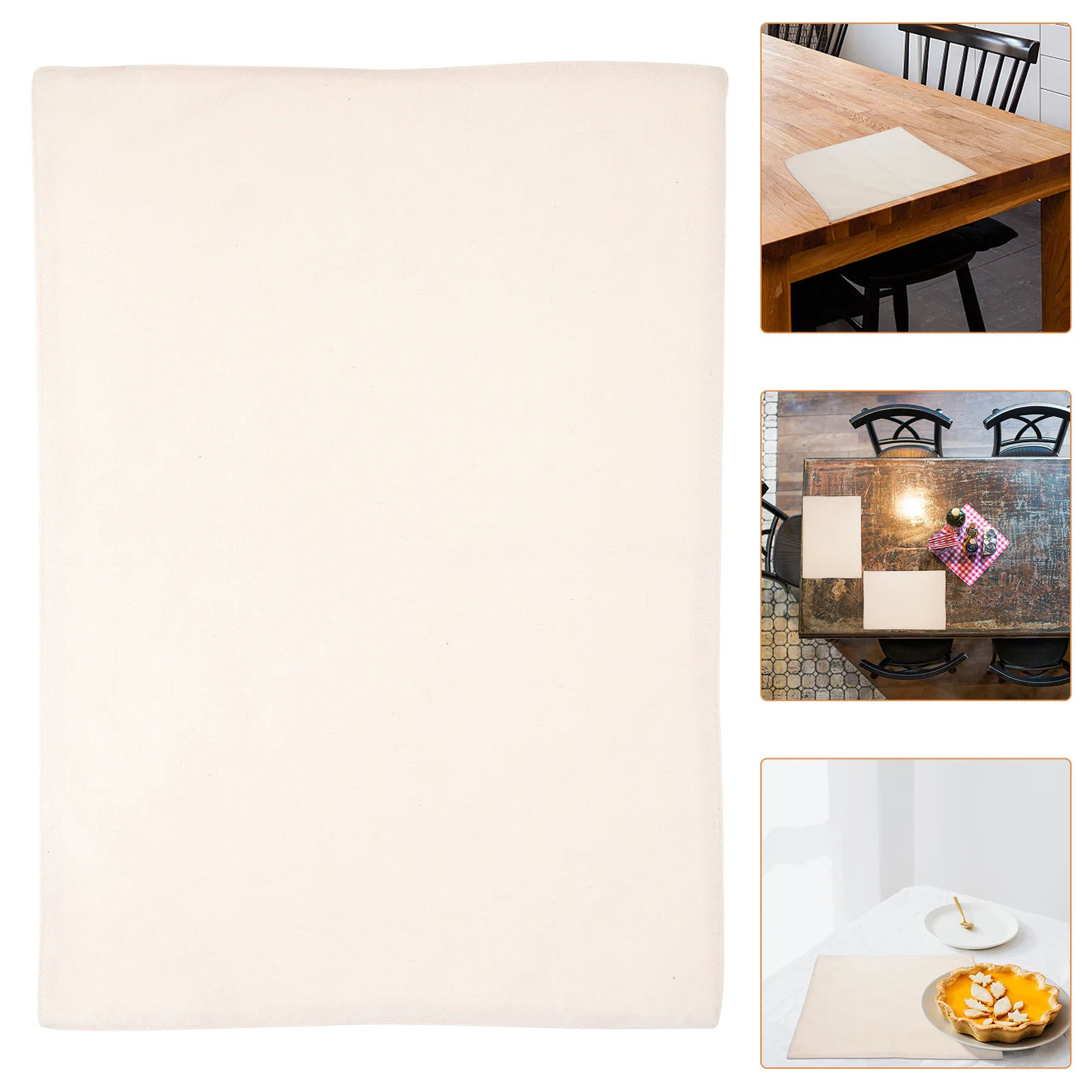 

4 Pcs Non-slip Placemat Anti-slip Placemats Anti-scald Table Cloth Dinner Machine Washable Dining Room