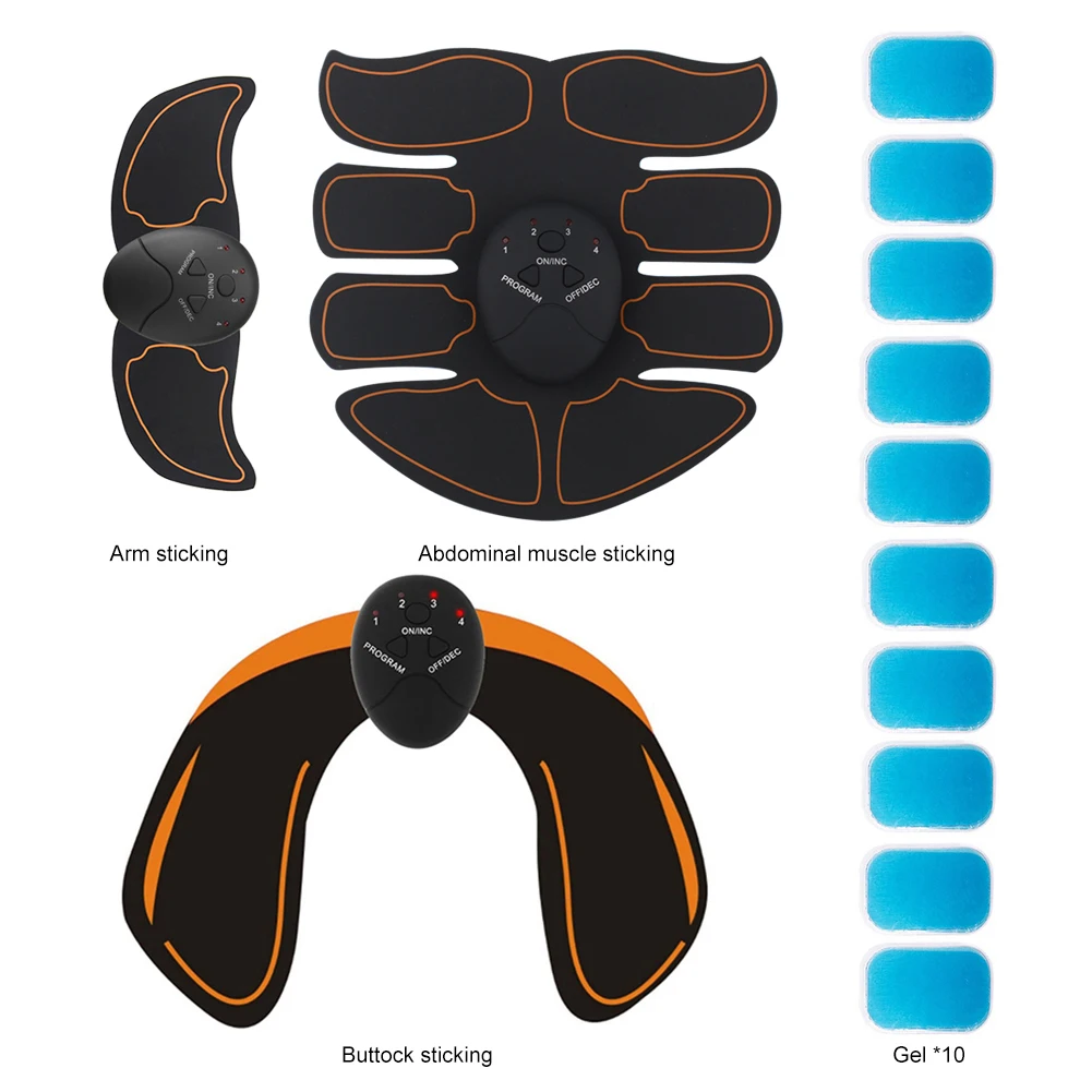 Abdomen Muscle Stimulator Portable Abdominal Training Device 6 Modes Wireless Workout Equipment for Muscle Training