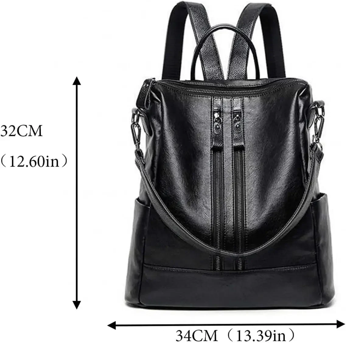 Work Backpack Professional Soft Leather Laptop Bag Large Capacity Multifunctional Travel Tote For College School Bag Tote Purse