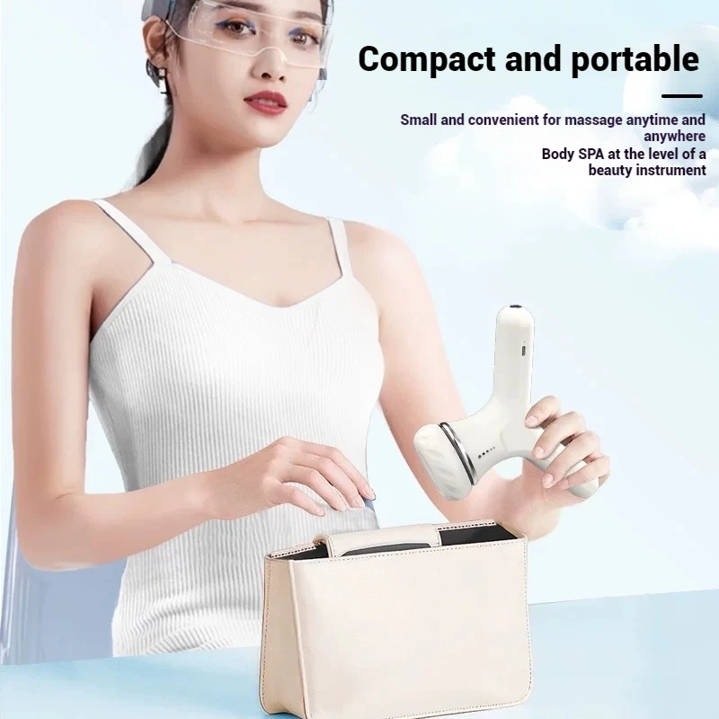 New fascia gun massager, electric vibration, facial, shoulder, cervical, muscle rotation, massage, and fat pushing device