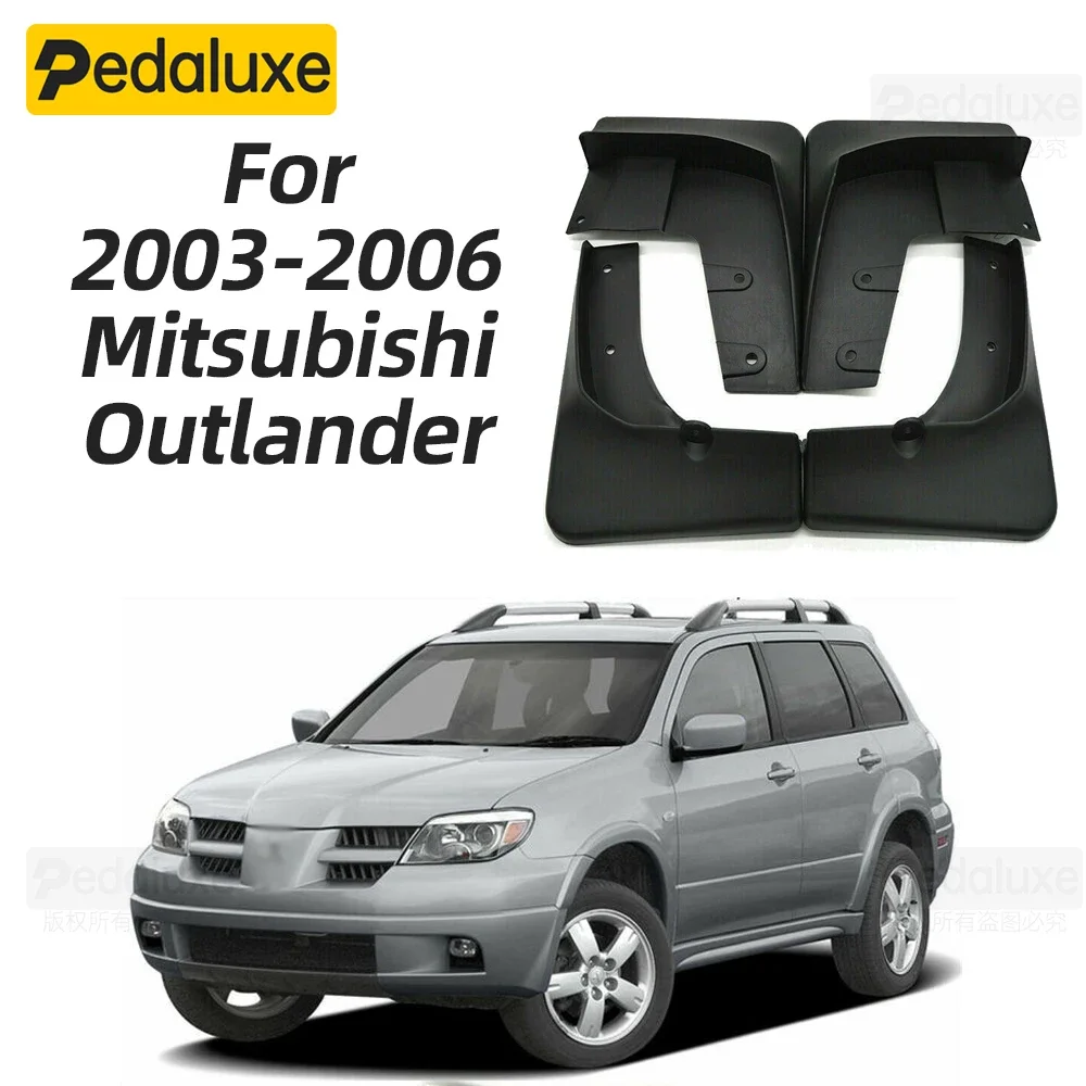 

Genuine New Molded Splash Guards Mud Flaps For 2003-2006 Mitsubishi Outlander