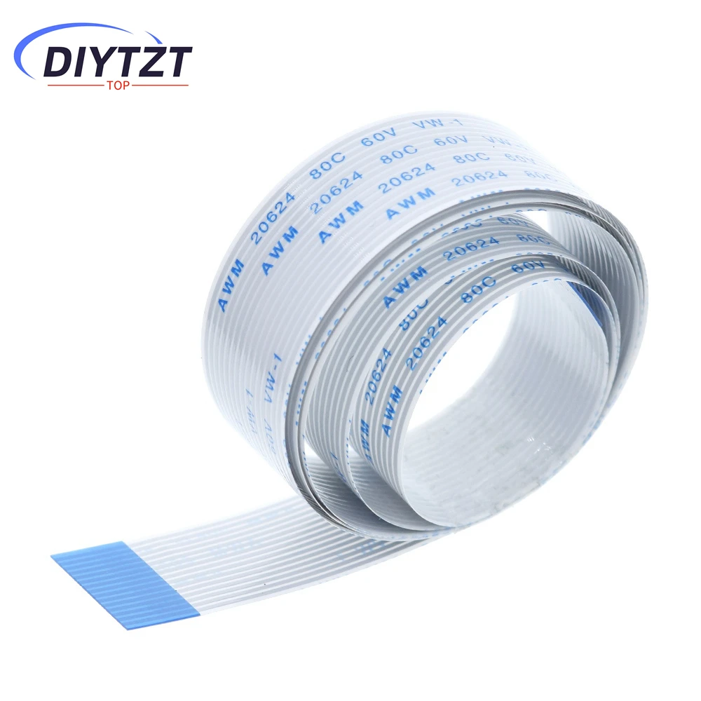 DIYTZT 15 Pin Ribbon Flex CSI Cable with 10cm 20cm 30cm 40cm 50cm 60cm Length for Raspberry Pi 3 Model B+ / 3 / 2 Camera - Image 3